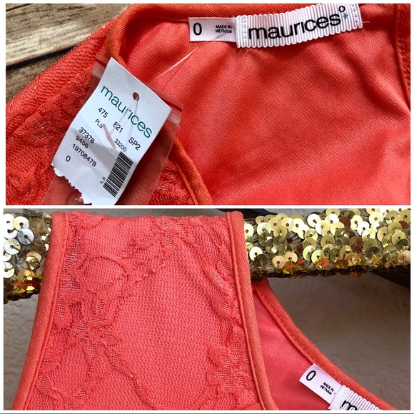 Maurices Sleeveless Lace Overlay Top - Picture 3 of 5